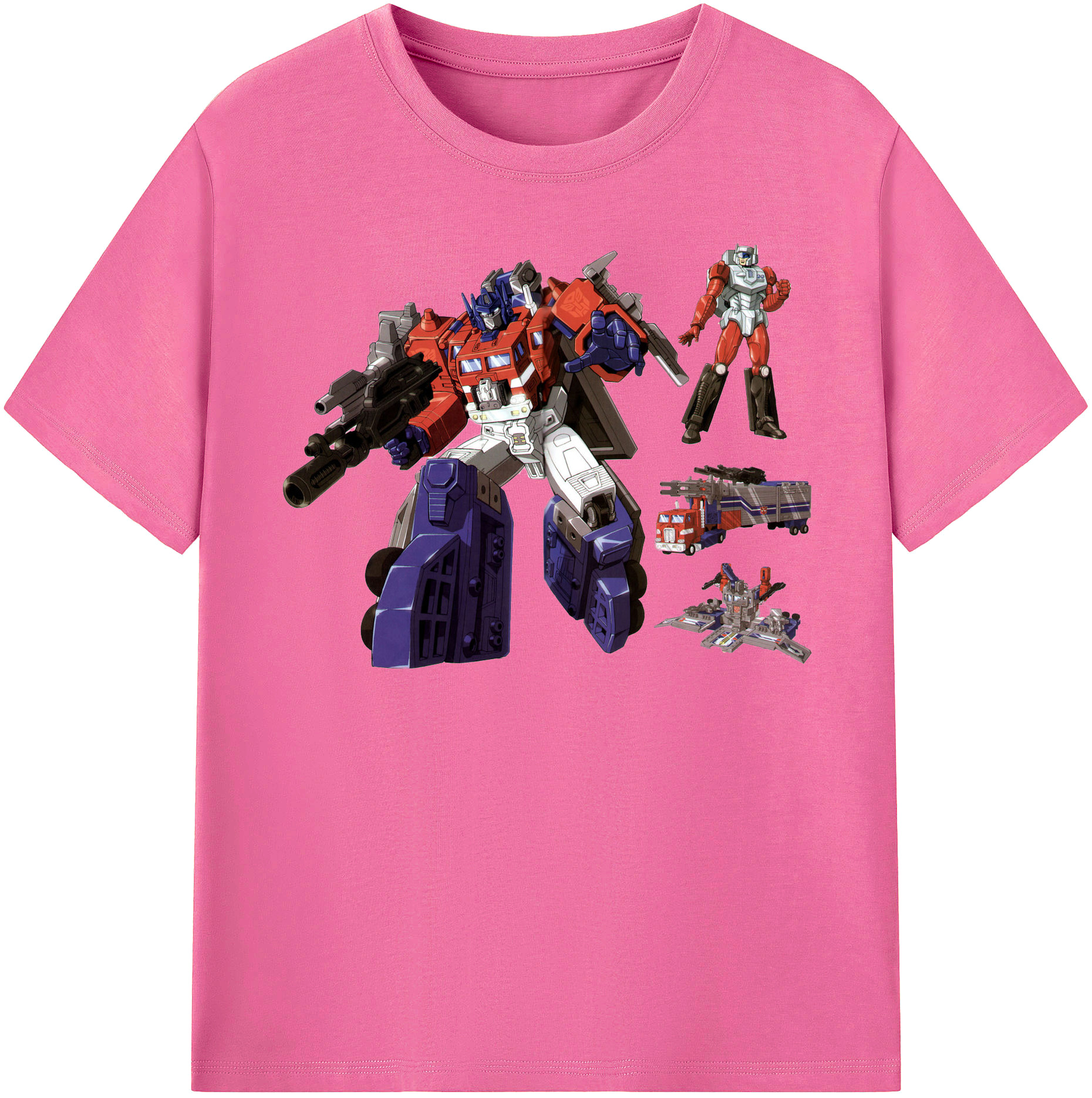 （画像用）  レディースカジュアルプリントTシャツ（綿100％）